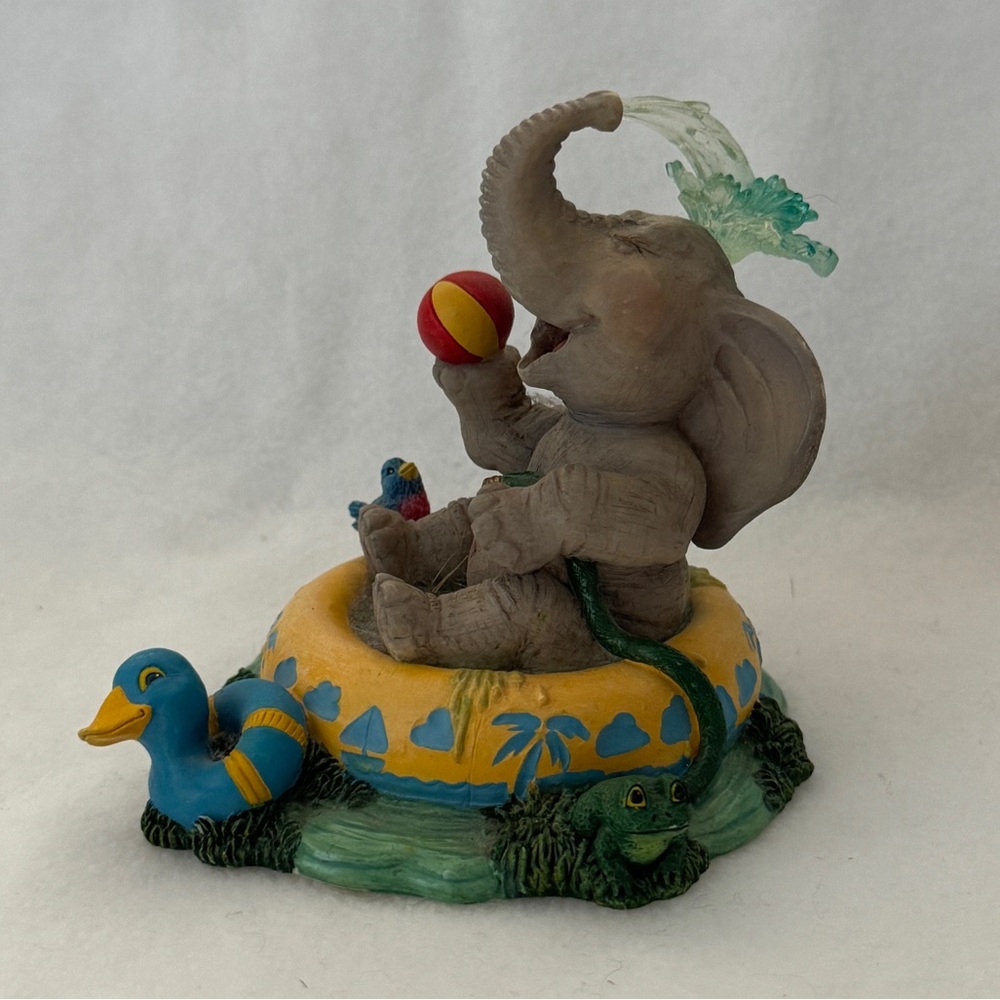 Peanut Pals by‎ Tom Newsom Elephant Sculpture Having a Ball 1996 - Picture 6 of 7